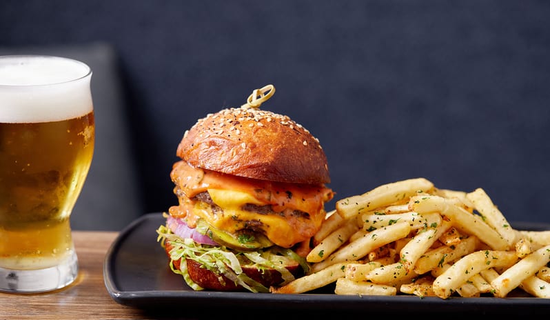 Kimpton Shorebreak Hotel - Pacific Hideaway Burger